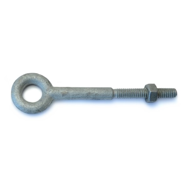 Midwest Fastener Eye Bolt 1/4"-20, Steel, Hot Dipped Galvanized, 3 PK 54568